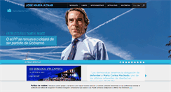 Desktop Screenshot of jmaznar.es